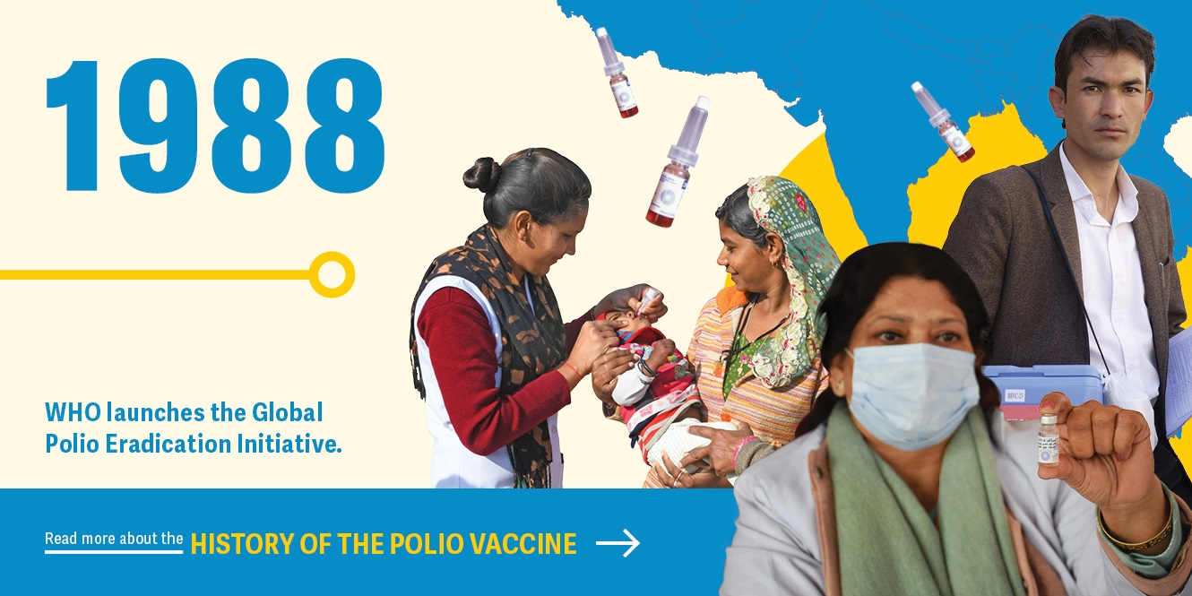 WHO launches the Global Polio Eradication Initiative