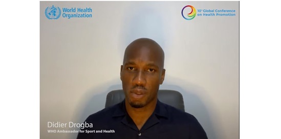 Didier Drogba speaks about his experiences with healthy diets, as Goodwill Ambassador for WHO